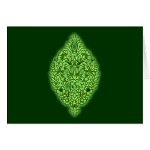 Ornament floral karte
