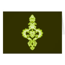 Ornament floral karte