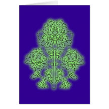 Ornament floral karte