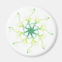 Ornament Floral Magnete