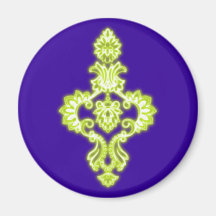 Ornament floral magnete