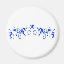 Ornament Floral Magnets