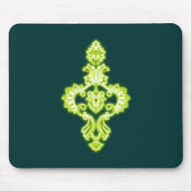 Ornament floral mauspad