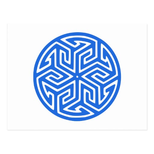 Ornament Kreis circle Postkarten