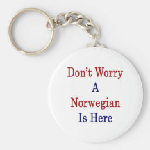 Oroa inte en norrman är här nyckelringar