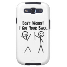 Oroa inte - I fick dig baksidt Samsung Galaxy S3 Cover