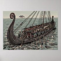 Oseberg ship affischer