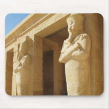 Osirian statyer av Hatshepsut - kvinnlig pharaoh Mus Mattor