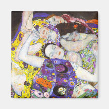 Oskuld Gustav Klimt Kylskåpsnagnet