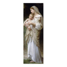 Oskuldbokmärke av William Bouguereau Visitkort Mall