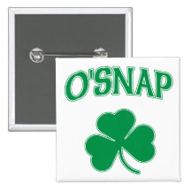 O'Snap Shamrock Knappar Med Nål