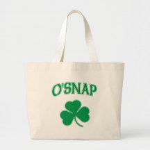 O'Snap Shamrock Tote Bags
