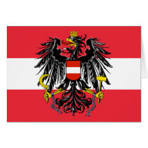 Österrike emblem kort