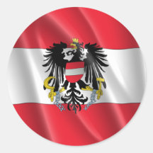 ÖSTERRIKE VAPENSKÖLD KLISTERMÄRKE