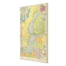 Östersjön Sträckt Kanvastryck