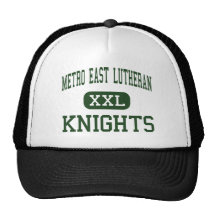 Östlig Lutheran för Metro - riddare - Edwardsville Mesh Kepsar