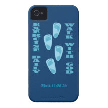 Öva dagligen - gå med guden Case-Mate iPhone 4 fodral