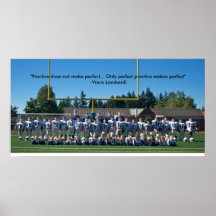 Öva gör perfekt posters