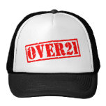 Över 21 trucker keps