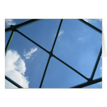 Överbrygga blå himmel kort