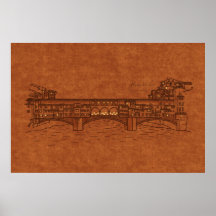 Överbryggar: Ponte Vecchio Posters
