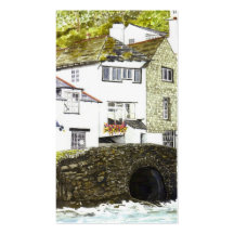 "Överbryggar romaren (Polperro)" visitkorten
