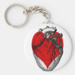Överdängare av hjärtor Keychain Nyckelring
