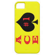 Överdängare av spadeiphonen 5 cases iPhone 5 fodral