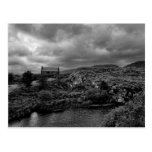 Övergiven stuga Connemara II Vykort