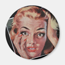 Överrrakning i en Polaroid Kylskåpmagneter