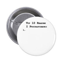 Överträffa 10 resonerar mig Procrastinate Knappar