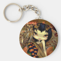 "Owlyn i hösten" Keychain Nyckelring