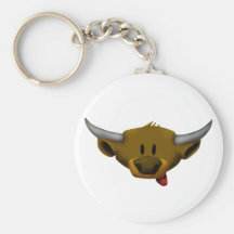 Oxen Nyckel Ring