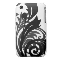 Oxygentees blommigtvanvett Case-Mate iPhone 3 fodral