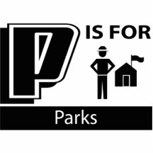 P är för parker acrylic cut outs