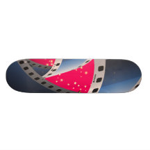 På filmerna skateboard