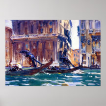 På kanalen vid den John sångaren Sargent Posters