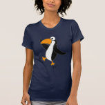 PÅ rolig danspingvintecknad Tee Shirts