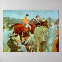 På tävlingarna av Jean-Louis Forain Affischer