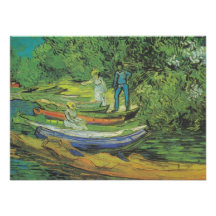 Packa ihop av Oisen på Auvers av Van Gogh Fotontryck