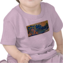 Påfågeltriumfvagn Tshirts