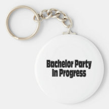 Pågående ungkarlparty (Blk) Nyckel Ring