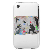 Paintballstrid iPhone 3 Case-Mate Skydd