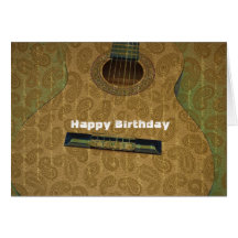 Paisley gitarr kort