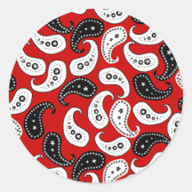 Paisley Klistermärke