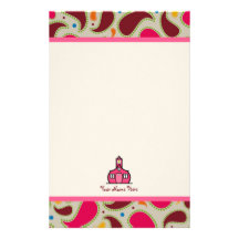 Paisley & Schoolhousepersonliglärare Brevpapper