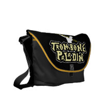 paladin för videospelparoditrombone messenger bag