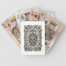 Paleo Paleo som leker kort Spelkort