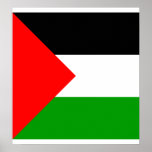 Palestina högkvalitativ flagga print