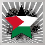 Palestina stjärna affischer